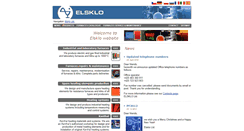 Desktop Screenshot of elsklo.cz