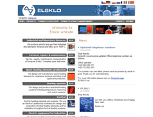 Tablet Screenshot of elsklo.cz